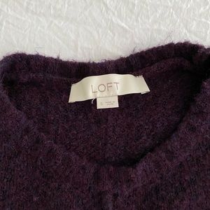Purple tunic sweater